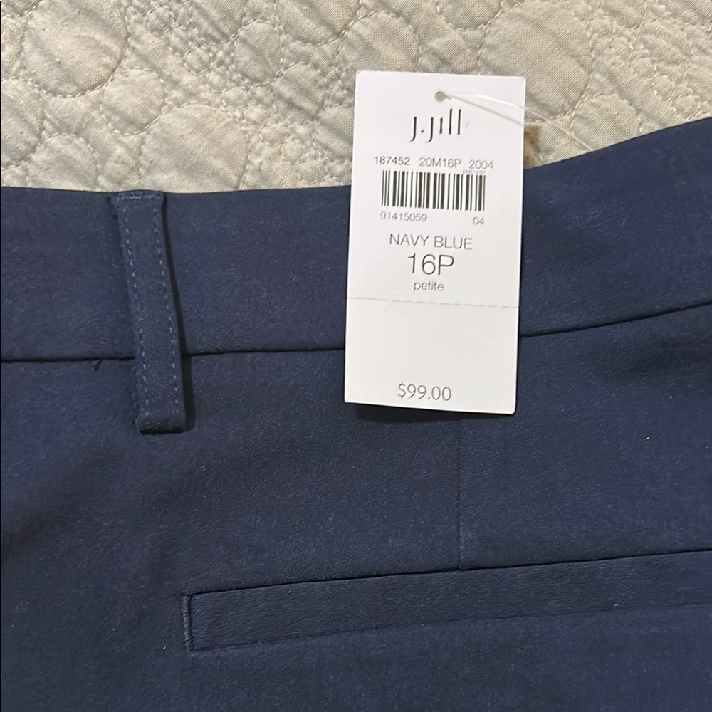 J. Jill Navy Blue Straight Leg Pants